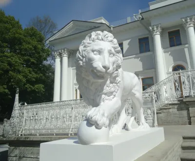 Львы Елагина дворца - Фото 1